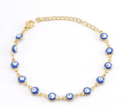 Simple Style Eye Gold Plated Silver Plated Alloy Alloy Wholesale Bracelets