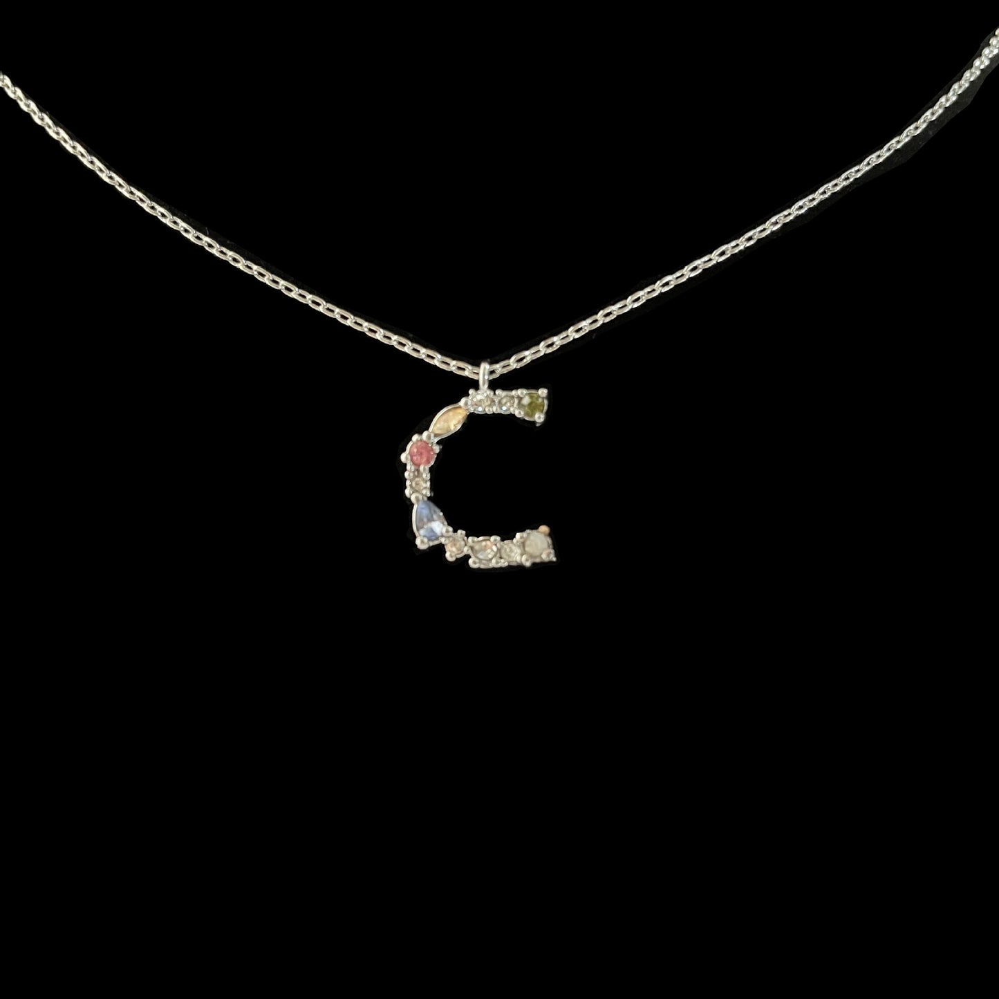 Simple Style Letter Copper Zircon Pendant Necklace In Bulk