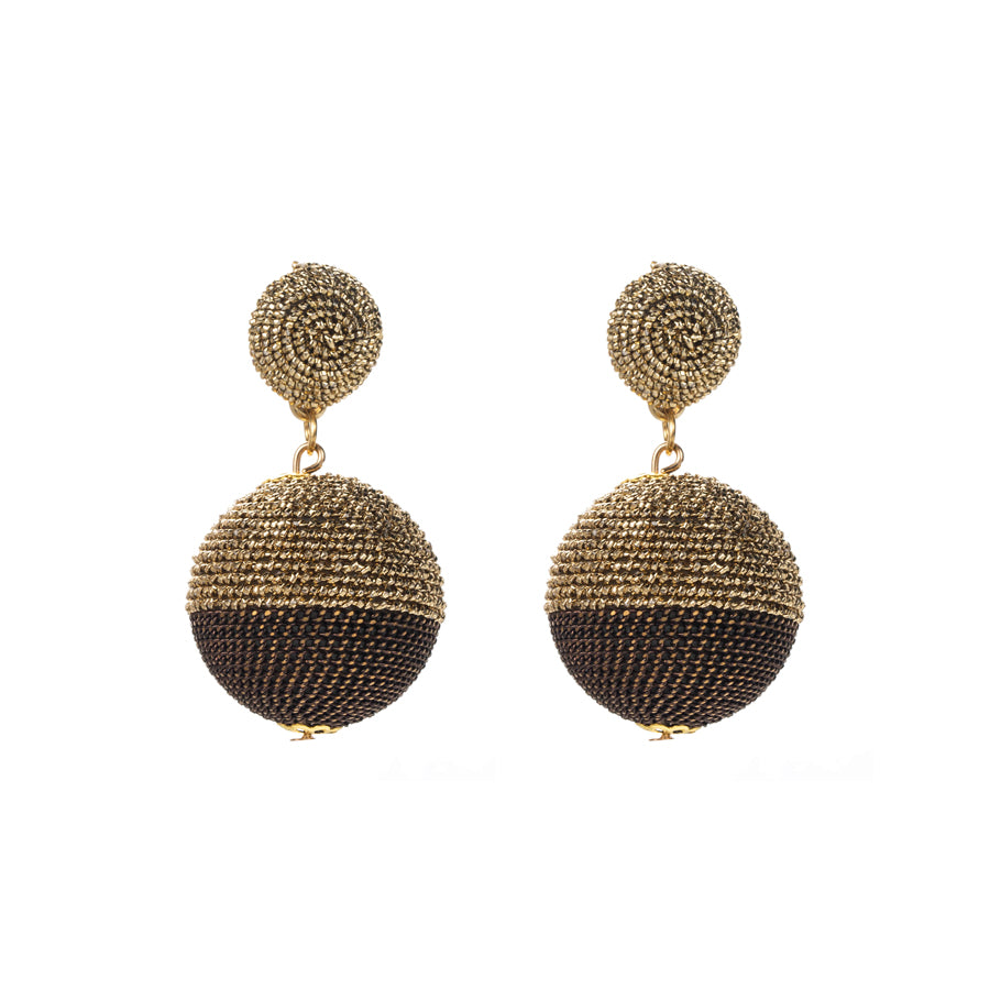 Modern Style Artistic Round Alloy Plating Gold Plated Women's Drop Earrings