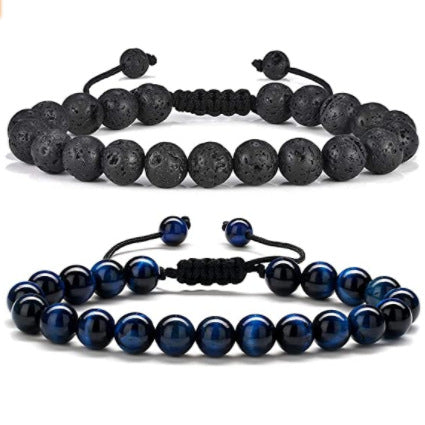 Ethnic Style Geometric Natural Stone Beaded Bracelets