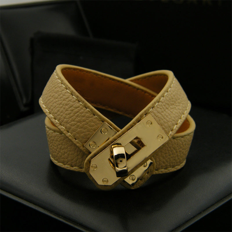 Hip-hop Retro Solid Color Alloy Wholesale Bangle