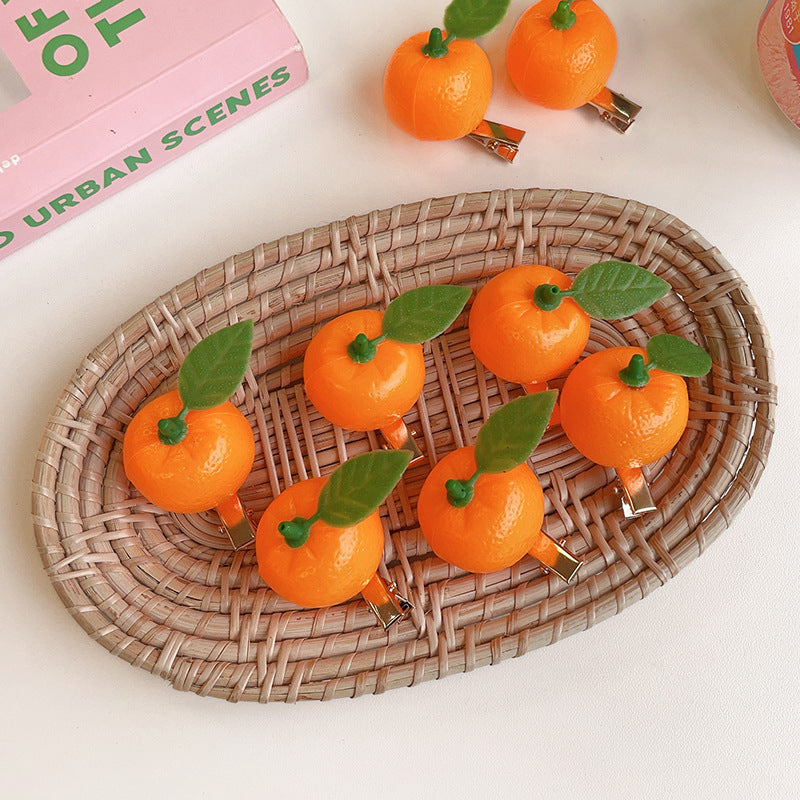 Cute Food Alloy Resin Hair Clip 1 Piece