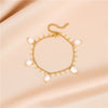 Simple Style Classic Style Stainless Steel Gold Plated Silver Plated Bracelets