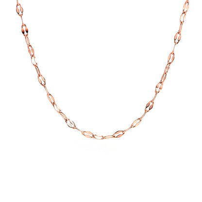 Basic Geometric Stainless Steel Plating Necklace