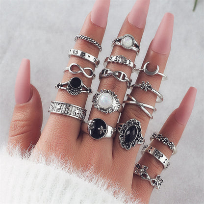 Vintage Style Geometric Alloy Metal Brass Plating Gold Plated Silver Plated Women's Rings