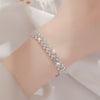 Elegant Shiny Geometric Rhinestones Metal Wholesale Bracelets