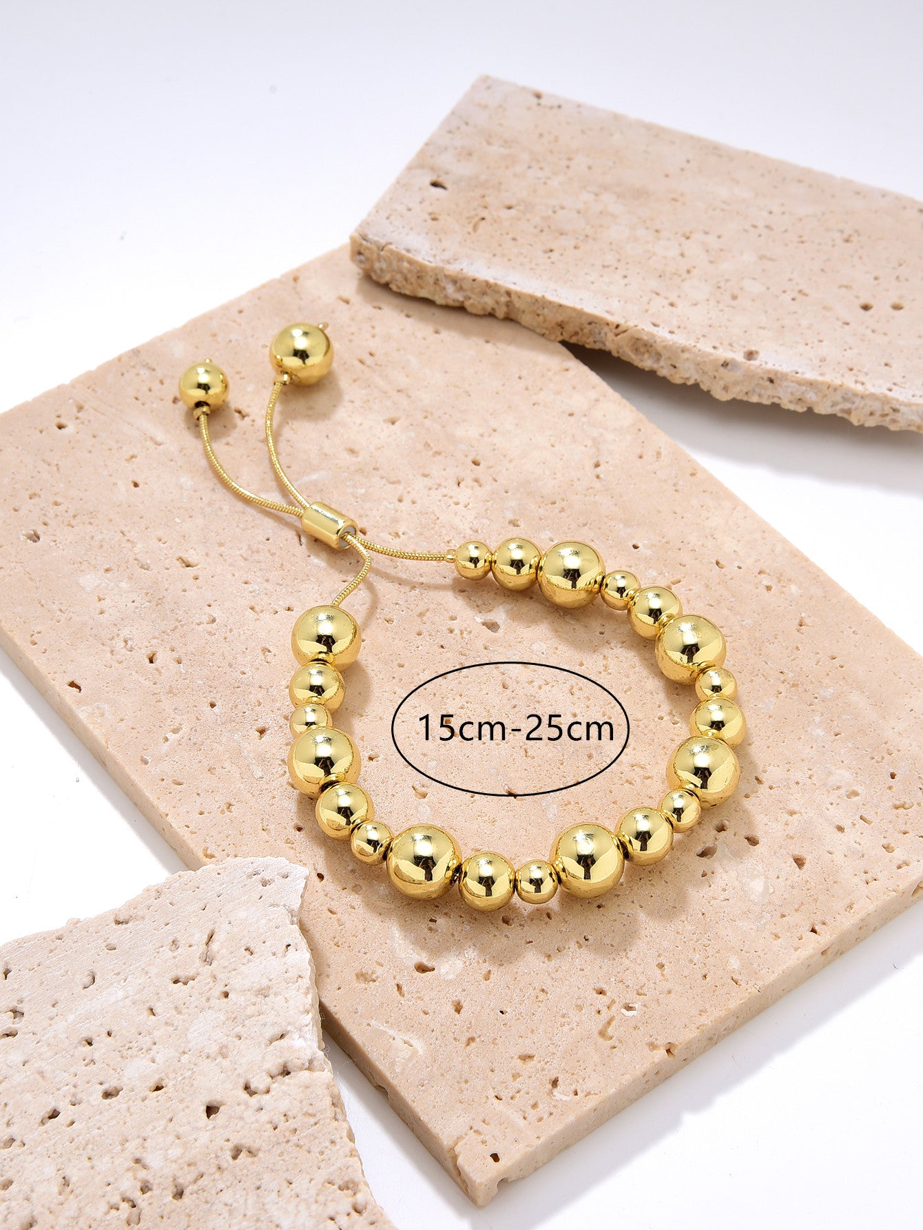 Retro Simple Style Round Copper Gold Plated Bracelets In Bulk