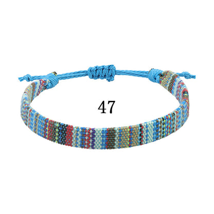 Simple Style Color Block Cloth Knitting Unisex Anklet 1 Piece