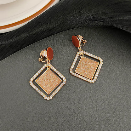 Simple Style Geometric Alloy Plating Women's Ear Studs