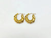 1 Pair Ins Style U Shape Geometric Plating Stainless Steel 18k Gold Plated Earrings