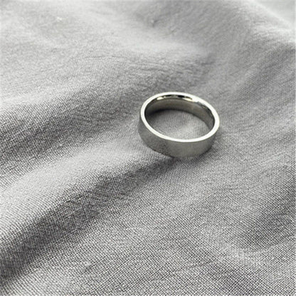 Simple Titanium Steel Glossy Fine Ring Wholesale Gooddiy