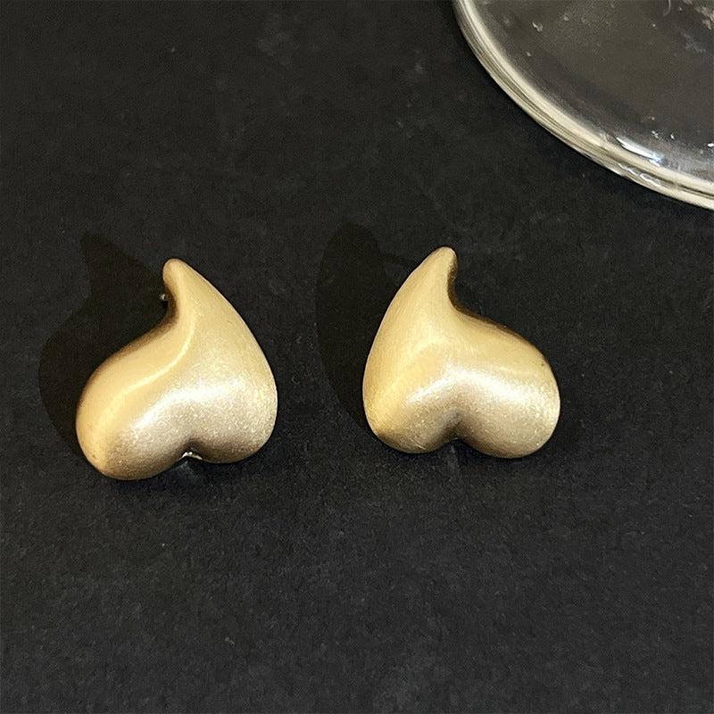 Wholesale Jewelry 1 Pair Simple Style Solid Color Mixed Materials Ear Studs