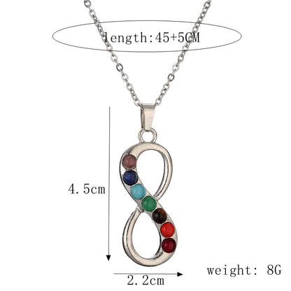 Casual Cool Style Hexagon Cross Moon Stainless Steel Plating Inlay Gem Pendant Necklace Long Necklace