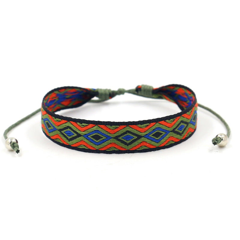 Retro Simple Style Geometric Polyester Wholesale Bracelets