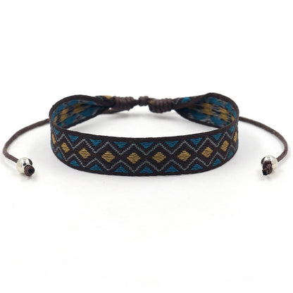 Retro Simple Style Geometric Polyester Wholesale Bracelets