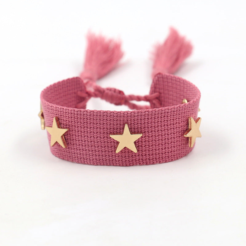 Ethnic Style Streetwear Star Polyester Unisex Bracelets