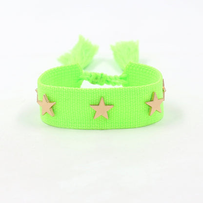 Ethnic Style Streetwear Star Polyester Unisex Bracelets