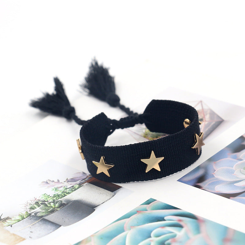 Ethnic Style Streetwear Star Polyester Unisex Bracelets