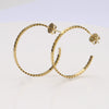 1 Pair Ins Style C Shape Round Plating Titanium Steel 18k Gold Plated Ear Studs