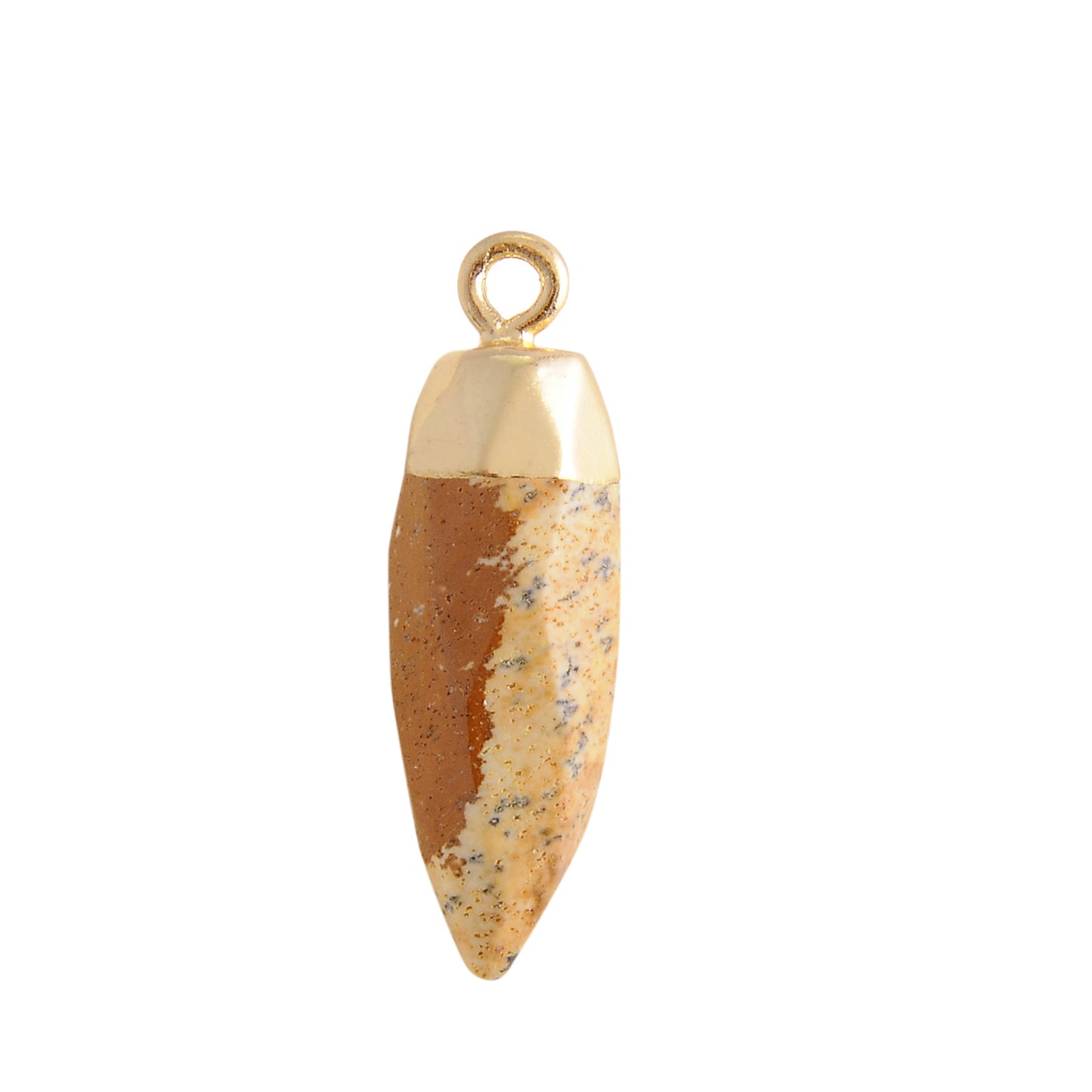 Simple Style Classic Style Water Droplets Natural Stone Plating Pendants