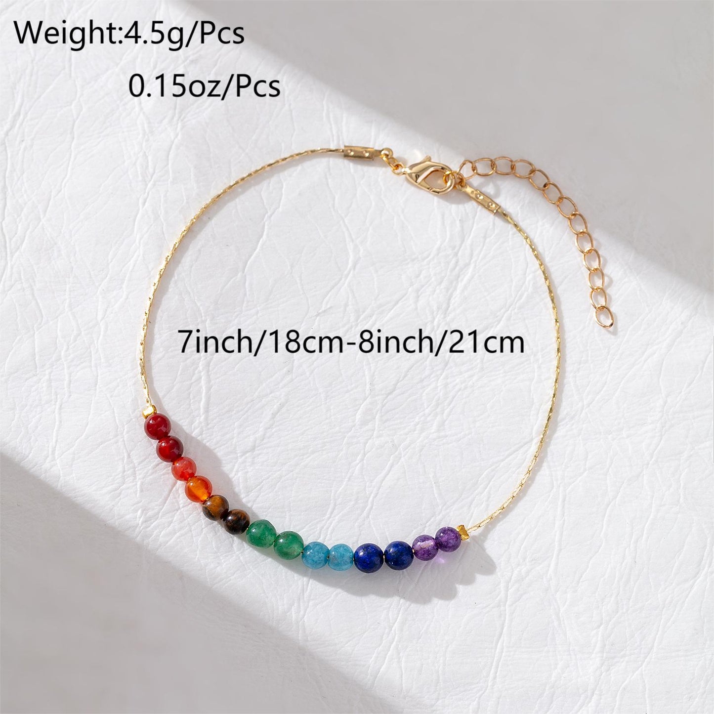 Casual Bohemian Round Colorful Copper Beaded Plating 14k Gold Plated Rose Gold Plated Silver Plated Bracelets