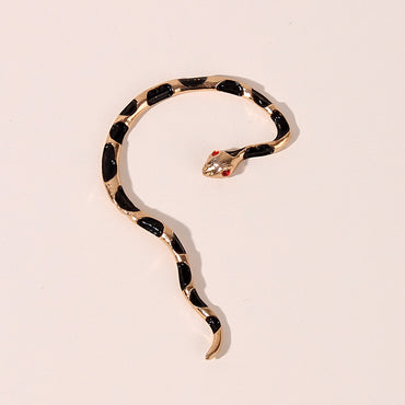 Elegant Snake Alloy Enamel Women's Ear Clips