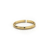 Ins Style Simple Style Solid Color Knot Copper Plating 18k Gold Plated Open Ring