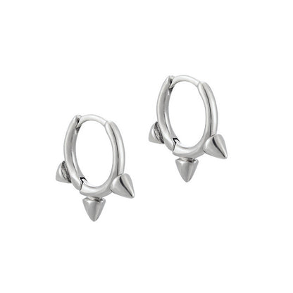 1 Pair Ig Style Round Irregular Copper Hoop Earrings