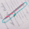 Bohemian Triangle Glass Knitting Unisex Bracelets 1 Piece