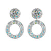 Modern Style Round Heart Shape Arylic Sequins Women's Drop Earrings