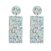 Modern Style Round Heart Shape Arylic Sequins Women's Drop Earrings