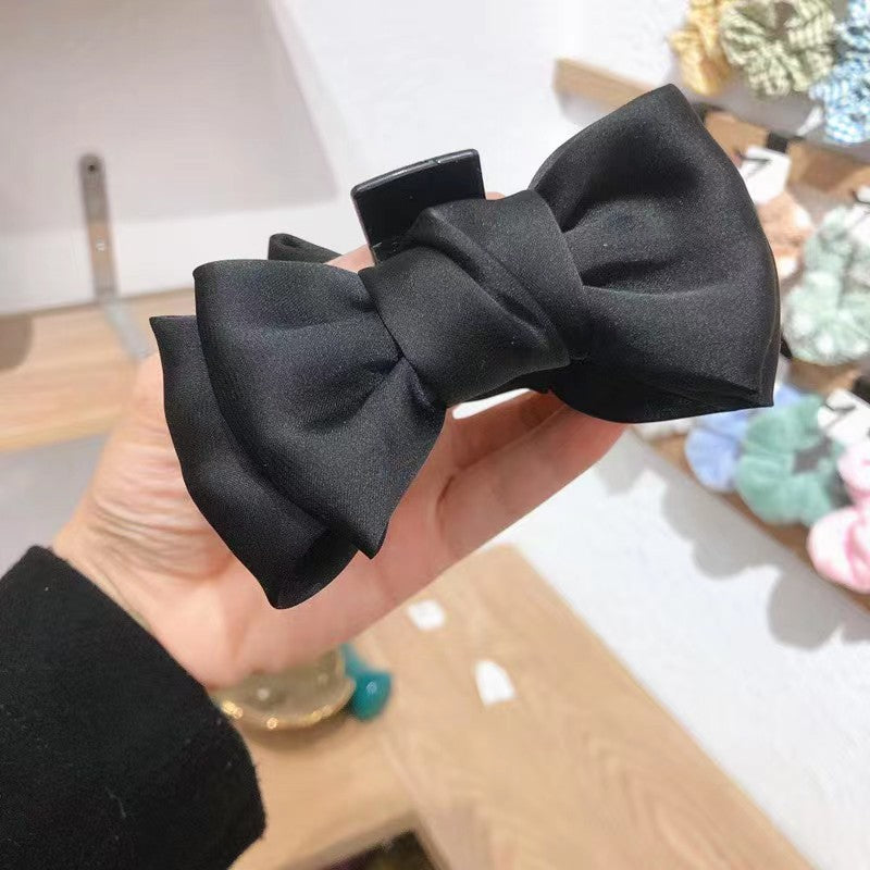 Classic Style Bow Knot Cloth Hair Claws