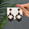 1 Pair Luxurious Geometric Inlay Alloy Rhinestones Glass Gold Plated Chandelier Earrings Drop Earrings