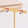 1 Pair Casual Simple Style Rabbit Polishing Epoxy Stainless Steel Ear Studs