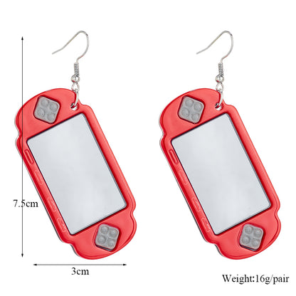 Cartoon Style Cute Game Console Arylic Three-dimensional Women's Drop Earrings