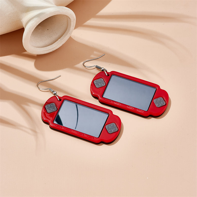 Cartoon Style Cute Game Console Arylic Three-dimensional Women's Drop Earrings