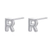 1 Pair Simple Style Letter Copper Plating 18k Gold Plated Ear Studs