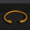 Simple Style Solid Color Stainless Steel Stoving Varnish Cuff Bracelets