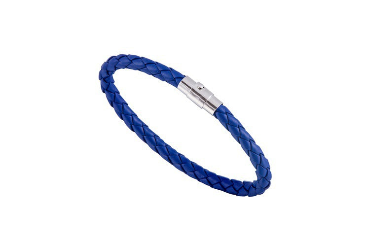 Simple Style Geometric Solid Color Rope Men's Bracelets