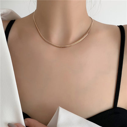 Ins Style Geometric Titanium Steel Plating Necklace