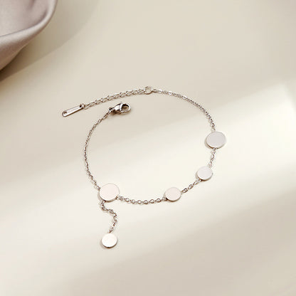 Sweet Flower Stainless Steel Plating Bracelets