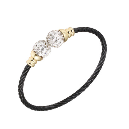 Streetwear Star Stainless Steel Inlay Artificial Gemstones Rings Bracelets Earrings