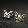 1 Pair Lady Butterfly Stainless Steel Plating Ear Studs