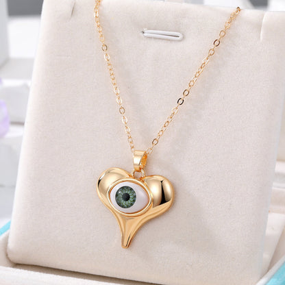 Ethnic Style Devil's Eye Alloy Plating Women's Pendant Necklace