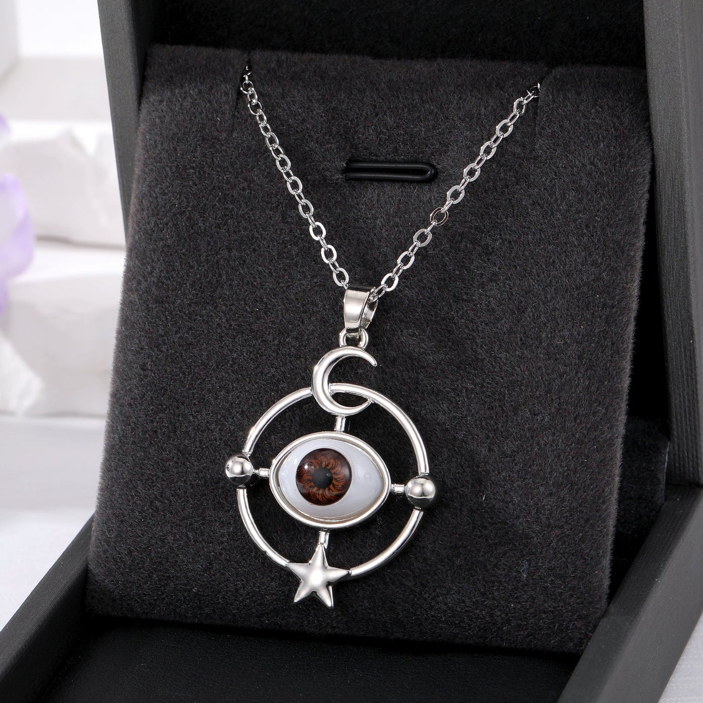 Ethnic Style Devil's Eye Alloy Plating Women's Pendant Necklace