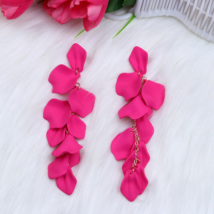 Elegant Retro Geometric Arylic Women's Drop Earrings