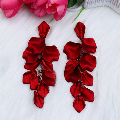 Elegant Retro Geometric Arylic Women's Drop Earrings