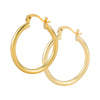 1 Pair Ig Style Round Irregular Copper Hoop Earrings