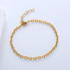 Modern Style Simple Style Star Stainless Steel Patchwork Plating 18k Gold Plated Bracelets