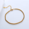 Modern Style Simple Style Star Stainless Steel Patchwork Plating 18k Gold Plated Bracelets